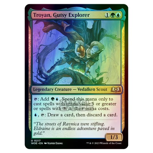 Magic The Gathering - Wilds of Eldraine - Troyan, Gutsy Explorer - 217 Magic The Gathering - Wilds of Eldraine - Troyan, Gutsy Explorer - 217