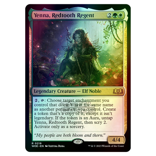 Magic The Gathering - Wilds of Eldraine - Yenna, Redtooth Regent - 219 (Foil)