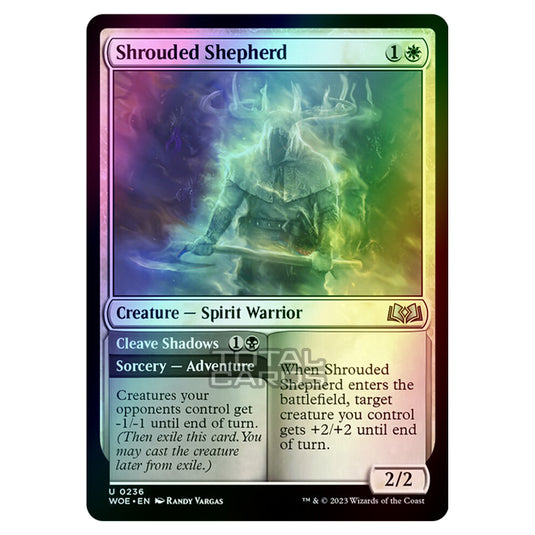 Magic The Gathering - Wilds of Eldraine - Shrouded Shepherd / Cleave Shadows - 236 (Foil)