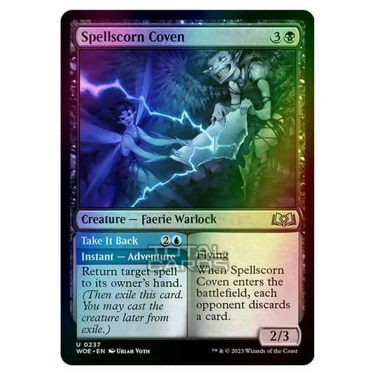 Magic The Gathering - Wilds of Eldraine - Spellscorn Coven / Take It Back - 237 (Foil)