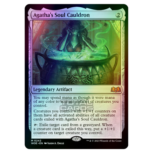 Magic The Gathering - Wilds of Eldraine - Agatha's Soul Cauldron - 242 (Foil)