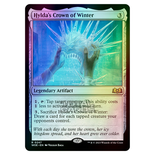 Magic The Gathering - Wilds of Eldraine - Hylda's Crown of Winter - 247 (Foil)