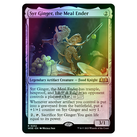 Magic The Gathering - Wilds of Eldraine - Syr Ginger, the Meal Ender - 252 (Foil)