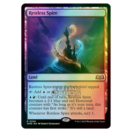 Magic The Gathering - Wilds of Eldraine - Restless Spire - 260 (Foil)