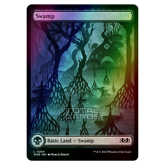 Magic The Gathering - Wilds of Eldraine - Swamp - 264 (Foil)