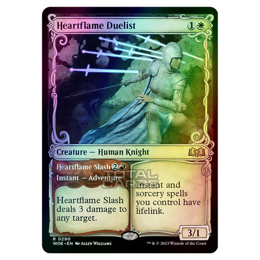 Magic The Gathering - Wilds of Eldraine - Heartflame Duelist / Heartflame Slash (Showcase Card) - 290 (Foil)