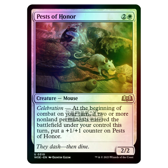 Magic The Gathering - Wilds of Eldraine - Pests of Honor (Jumpstart Card) - 310 (Foil)