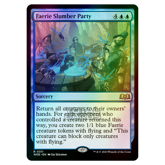 Magic The Gathering - Wilds of Eldraine - Faerie Slumber Party (Jumpstart Card) - 311 (Foil)