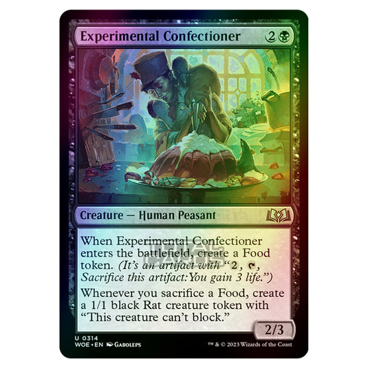 Magic The Gathering - Wilds of Eldraine - Experimental Confectioner (Jumpstart Card) - 314 (Foil)