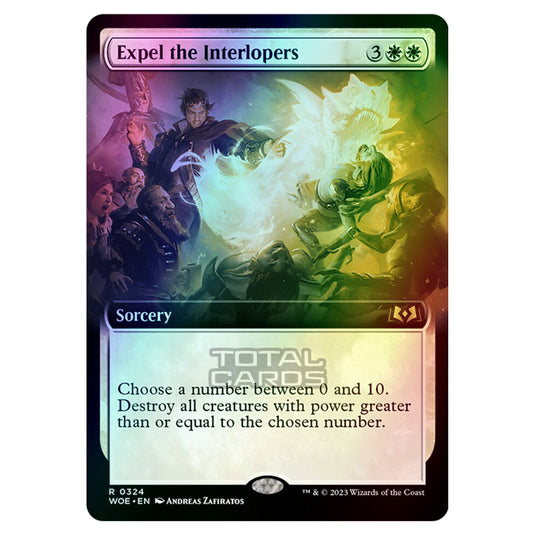 Magic The Gathering - Wilds of Eldraine - Expel the Interlopers (Extended Art Card) - 324 (Foil)
