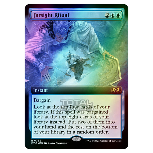 Magic The Gathering - Wilds of Eldraine - Farsight Ritual (Extended Art Card) - 332 (Foil)