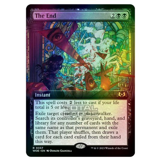 Magic The Gathering - Wilds of Eldraine - The End (Extended Art Card) - 337 (Foil)