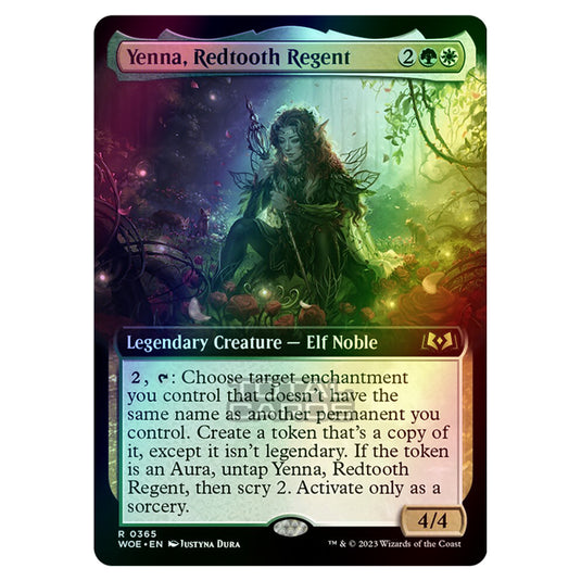 Magic The Gathering - Wilds of Eldraine - Yenna, Redtooth Regent (Extended Art Card) - 365 (Foil)