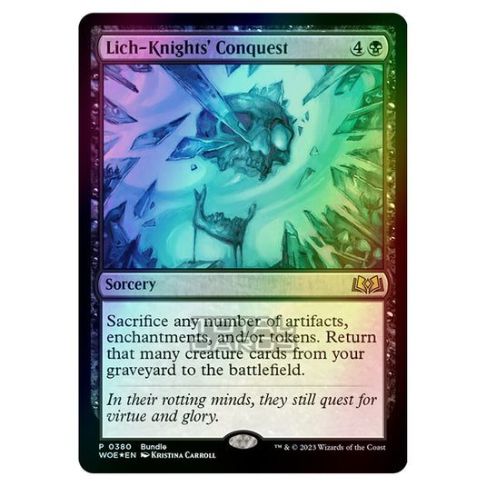 Magic The Gathering - Wilds of Eldraine - Lich-Knights' Conquest (Promo) - 380 (Foil)