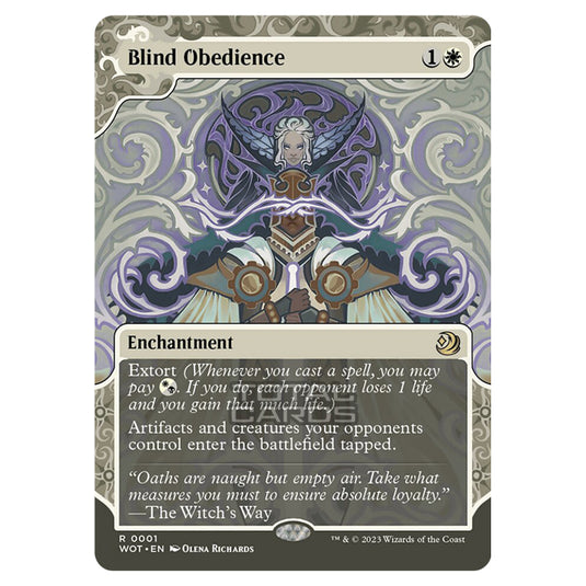Magic The Gathering - Wilds of Eldraine - Enchanting Tales - Blind Obedience - 0001