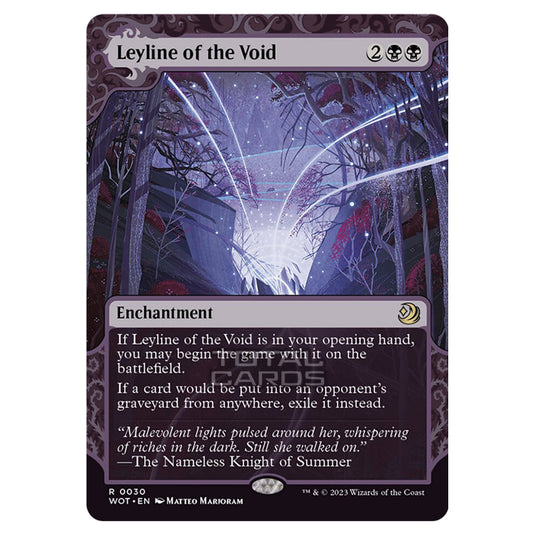 Magic The Gathering - Wilds of Eldraine - Enchanting Tales - Leyline of the Void - 0030