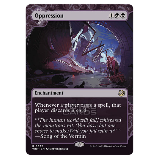 Magic The Gathering - Wilds of Eldraine - Enchanting Tales - Oppression - 0032