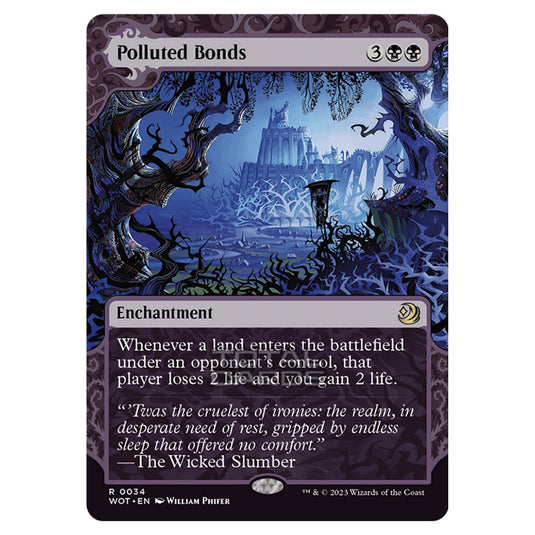 Magic The Gathering - Wilds of Eldraine - Enchanting Tales - Polluted Bonds - 0034