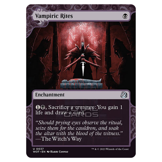 Magic The Gathering - Wilds of Eldraine - Enchanting Tales - Vampiric Rites - 0037