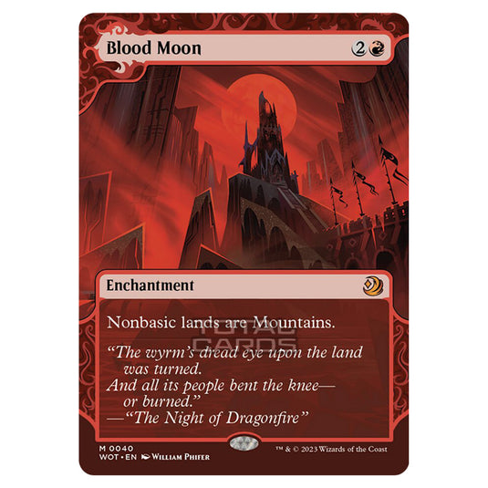 Magic The Gathering - Wilds of Eldraine - Enchanting Tales - Blood Moon - 0040