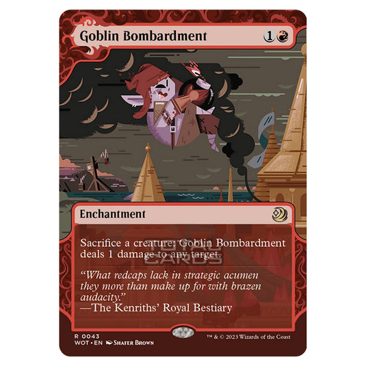 Magic The Gathering - Wilds of Eldraine - Enchanting Tales - Goblin Bombardment - 0043