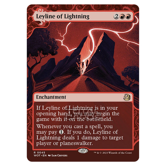 Magic The Gathering - Wilds of Eldraine - Enchanting Tales - Leyline of Lightning - 0045