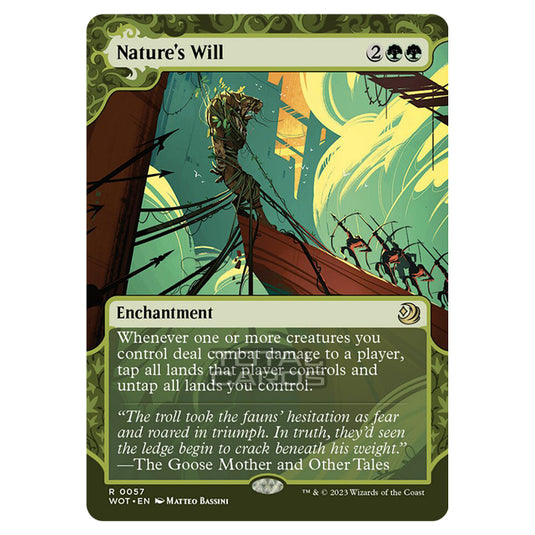 Magic The Gathering - Wilds of Eldraine - Enchanting Tales - Nature's Will - 0057