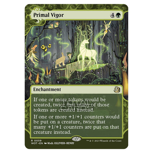 Magic The Gathering - Wilds of Eldraine - Enchanting Tales - Primal Vigor - 0059