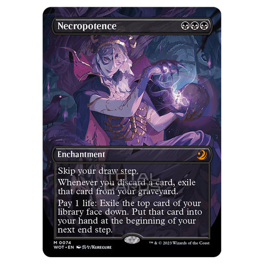 Magic The Gathering - Wilds of Eldraine - Enchanting Tales - Necropotence - 0074