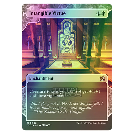 Magic The Gathering - Wilds of Eldraine - Enchanting Tales - Intangible Virtue - 0006 (Foil)