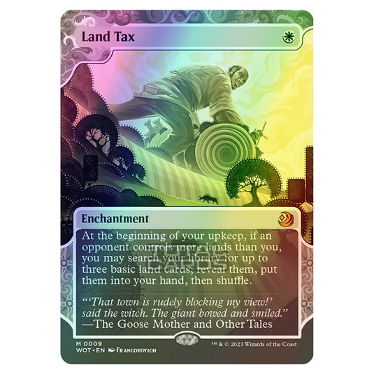 Magic The Gathering - Wilds of Eldraine - Enchanting Tales - Land Tax - 0009 (Foil)