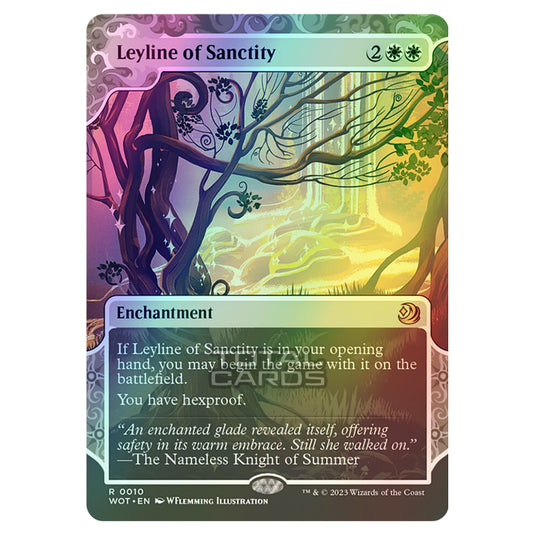 Magic The Gathering - Wilds of Eldraine - Enchanting Tales - Leyline of Sanctity - 0010 (Foil)