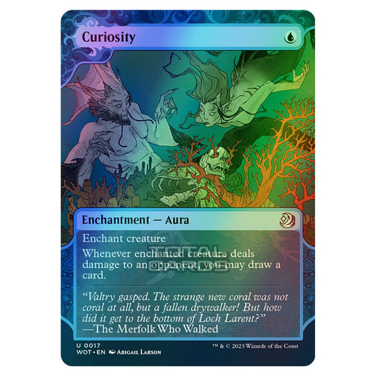 Magic The Gathering - Wilds of Eldraine - Enchanting Tales - Curiosity - 0017 (Foil)