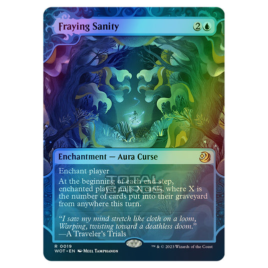 Magic The Gathering - Wilds of Eldraine - Enchanting Tales - Fraying Sanity - 0019 (Foil)