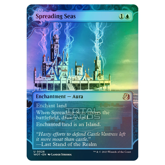 Magic The Gathering - Wilds of Eldraine - Enchanting Tales - Spreading Seas - 0026 (Foil)