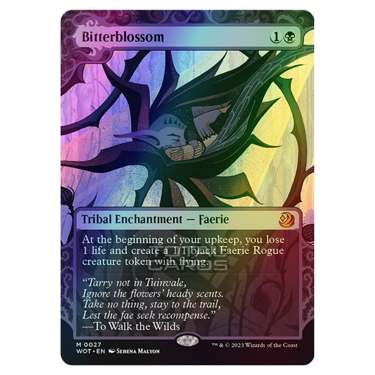 Magic The Gathering - Wilds of Eldraine - Enchanting Tales - Bitterblossom - 0027 (Foil)