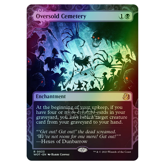 Magic The Gathering - Wilds of Eldraine - Enchanting Tales - Oversold Cemetery - 0033 (Foil)