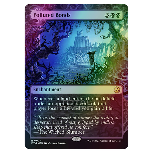 Magic The Gathering - Wilds of Eldraine - Enchanting Tales - Polluted Bonds - 0034 (Foil)