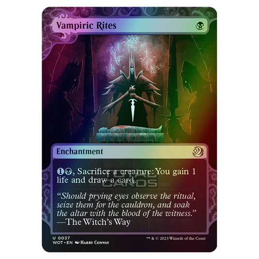 Magic The Gathering - Wilds of Eldraine - Enchanting Tales - Vampiric Rites - 0037 (Foil)