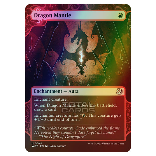 Magic The Gathering - Wilds of Eldraine - Enchanting Tales - Dragon Mantle - 0041 (Foil)