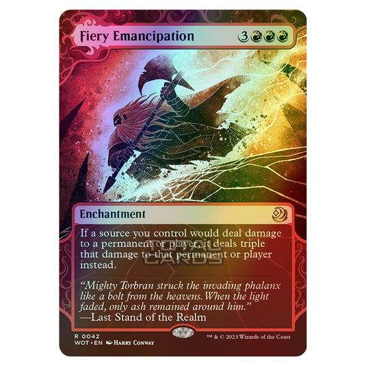 Magic The Gathering - Wilds of Eldraine - Enchanting Tales - Fiery Emancipation - 0042 (Foil)