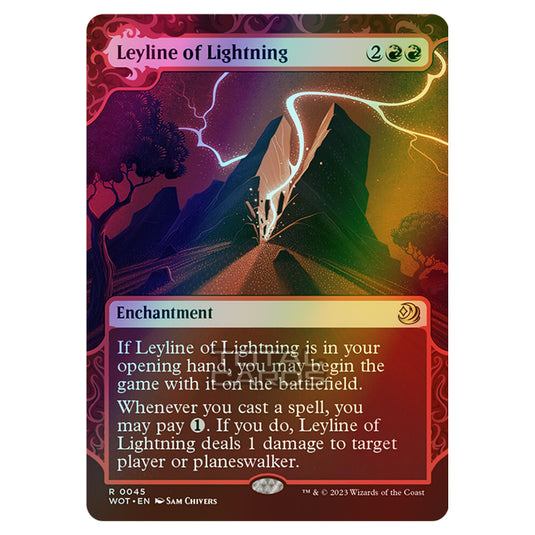 Magic The Gathering - Wilds of Eldraine - Enchanting Tales - Leyline of Lightning - 0045 (Foil)