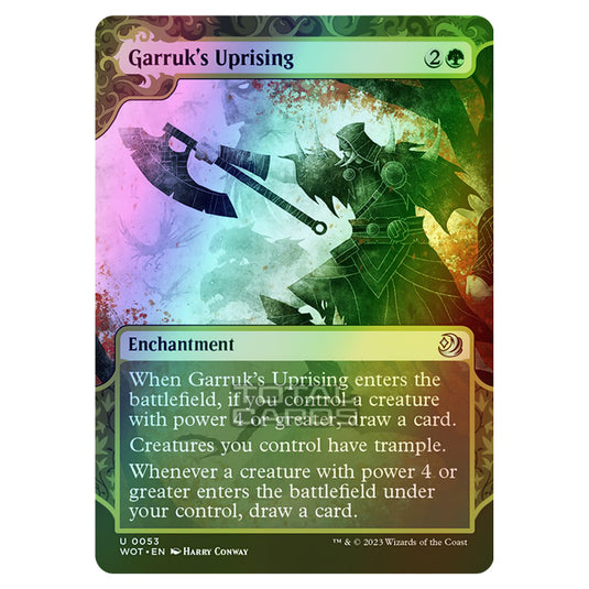 Magic The Gathering - Wilds of Eldraine - Enchanting Tales - Garruk's Uprising - 0053 (Foil)