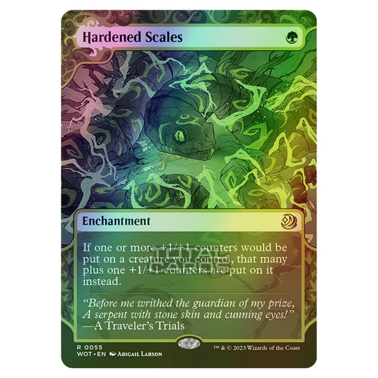 Magic The Gathering - Wilds of Eldraine - Enchanting Tales - Hardened Scales - 0055 (Foil)