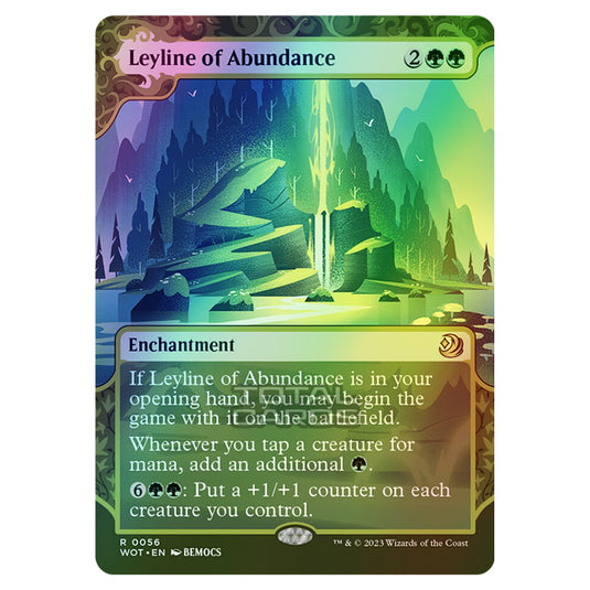 Magic The Gathering - Wilds of Eldraine - Enchanting Tales - Leyline of Abundance - 0056 (Foil)