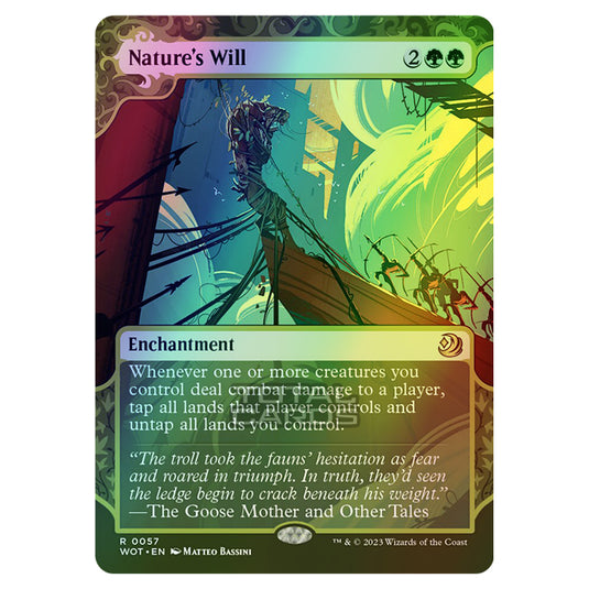 Magic The Gathering - Wilds of Eldraine - Enchanting Tales - Nature's Will - 0057 (Foil)