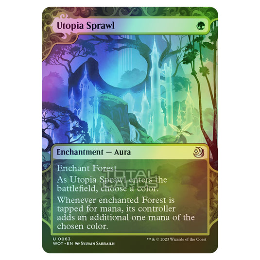 Magic The Gathering - Wilds of Eldraine - Enchanting Tales - Utopia Sprawl - 0063 (Foil)