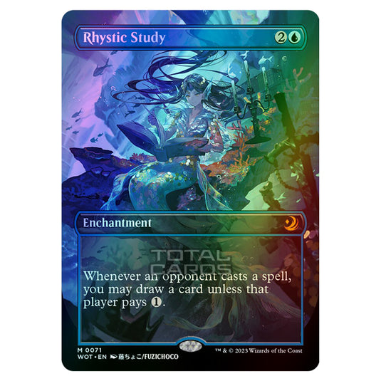 Magic The Gathering - Wilds of Eldraine - Enchanting Tales - Rhystic Study - 0071 (Foil)