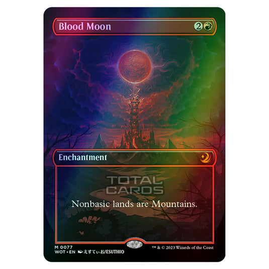 Magic The Gathering - Wilds of Eldraine - Enchanting Tales - Blood Moon - 0077 (Foil)