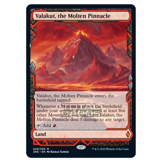 Magic The Gathering - Zendikar Rising - Expeditions - Valakut, the Molten Pinnacle - 29/30